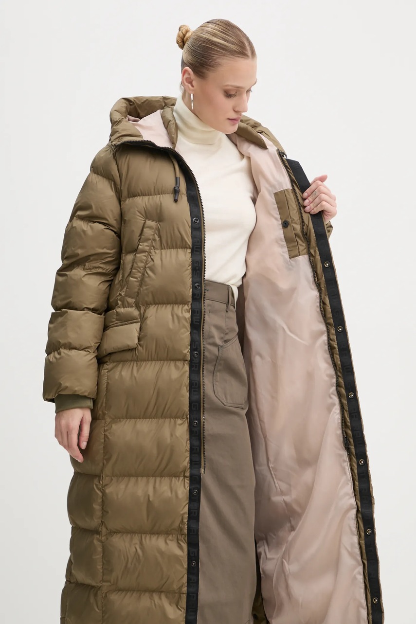 Куртка G-Star Raw жіноча колір зелений зимова D25190-B958 