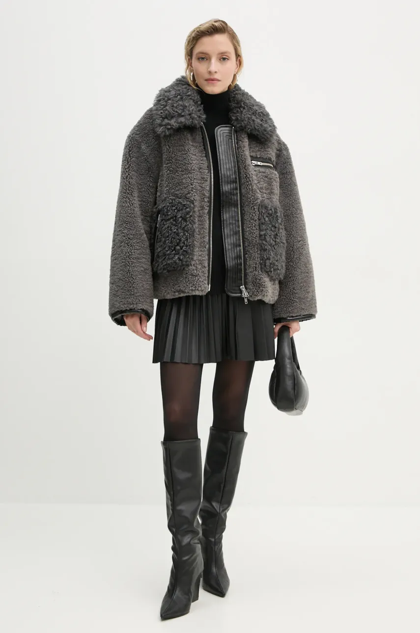 Куртка Stand Studio Joann Jacket женская цвет серый переходная 61955-9071 Куртка Stand Studio Joann Jacket женская цвет серый переходная 61955-9071