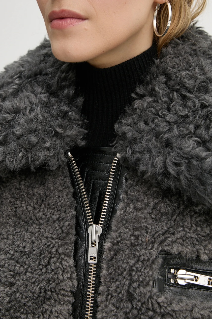 Куртка Stand Studio Joann Jacket жіноча колір сірий перехідна 61955-9071 