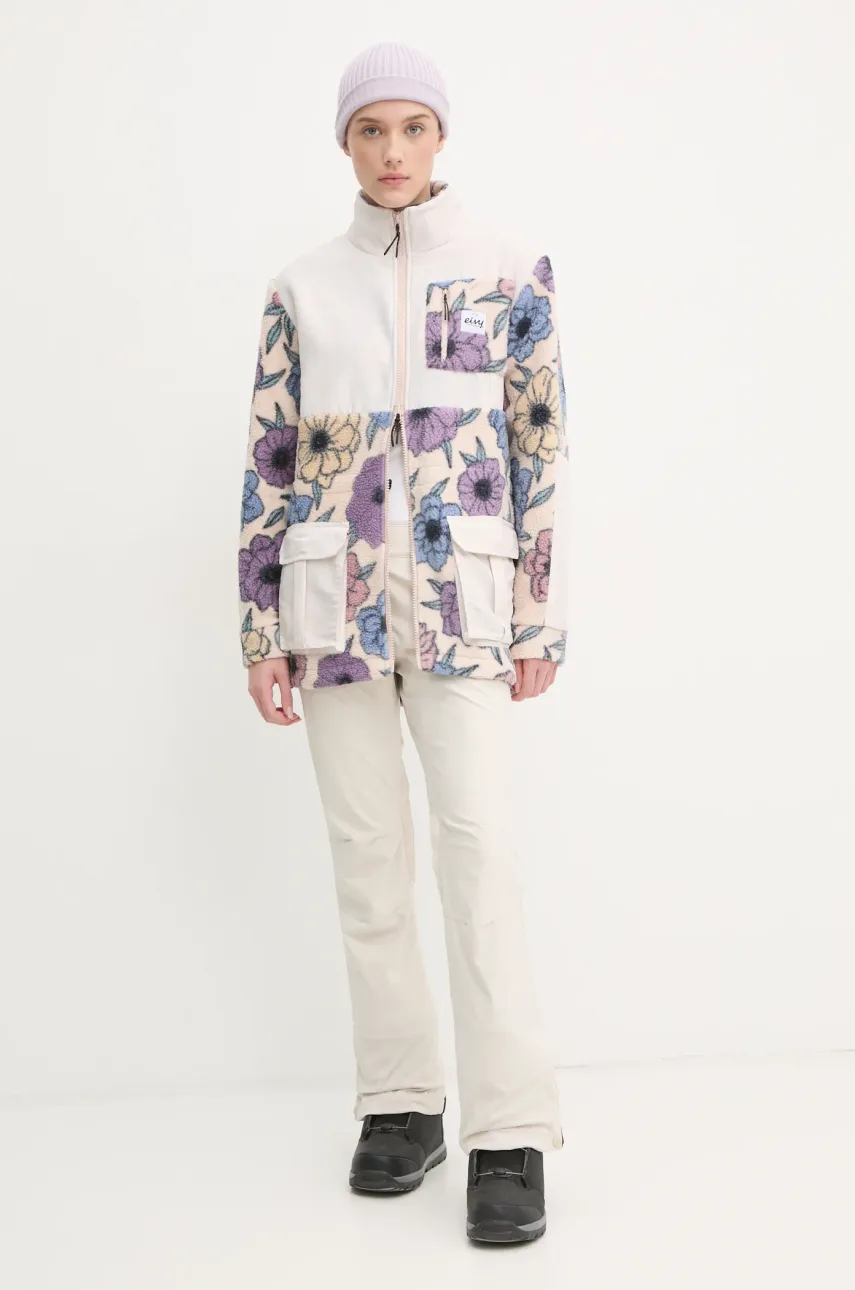 Спортивная кофта Eivy Field Sherpa цвет бежевый узор A00342121 Спортивная кофта Eivy Field Sherpa цвет бежевый узор A00342121