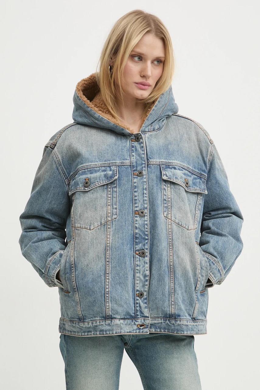 Miss Sixty jachetă cu puf din denim de iarnă, oversizedd, 6L4YJ1290000 Miss Sixty jachetă cu puf din denim de iarnă, oversizedd, 6L4YJ1290000