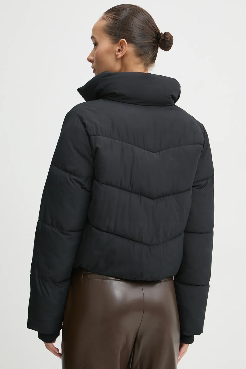 Μπουφάν Hollister Co. χρώμα: μαύρο, KI344-4621 φωτογραφία