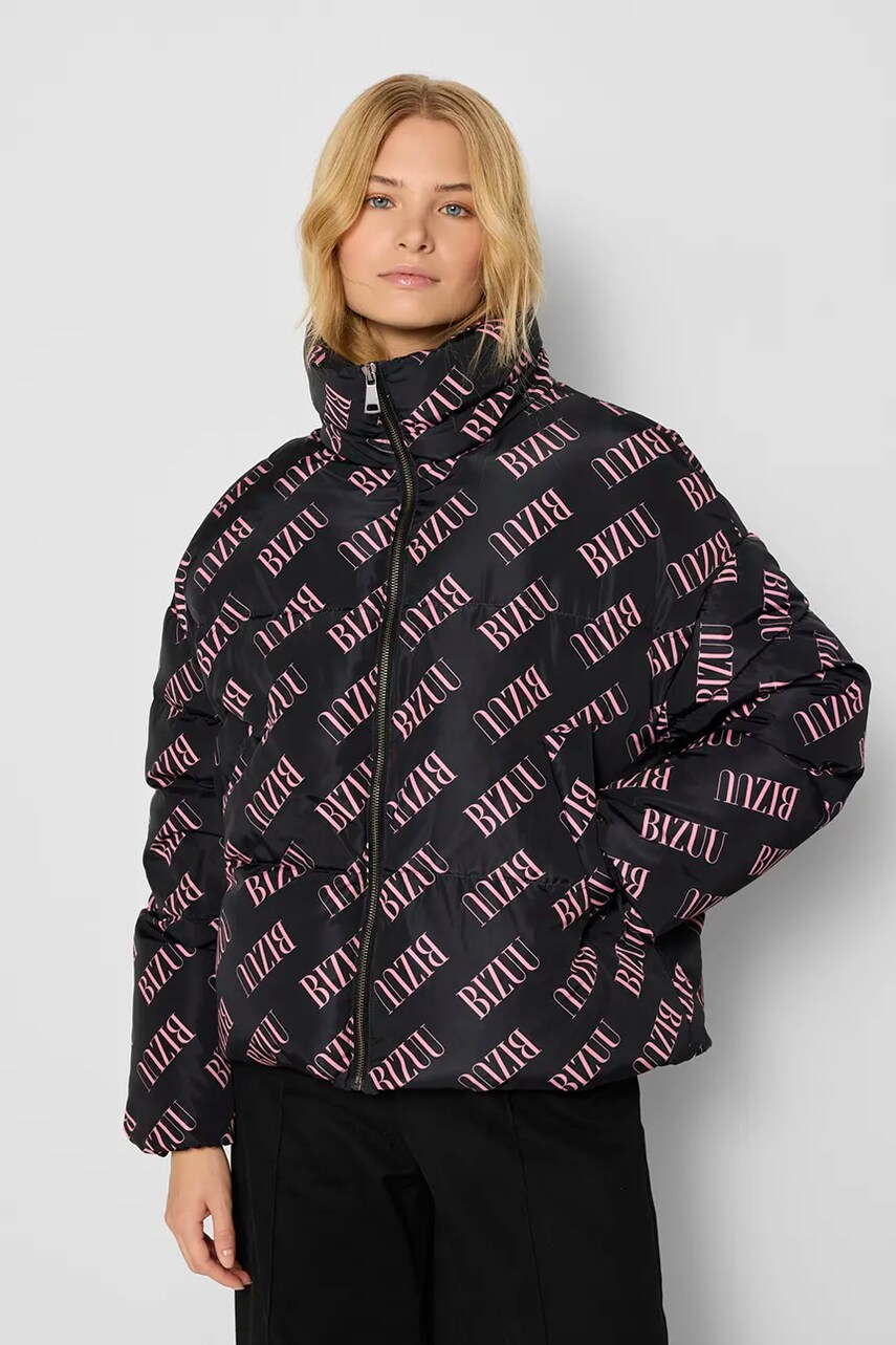 Bizuu geaca de puf SEUL femei, culoarea negru, de iarna, SEUL_NARO_AW24