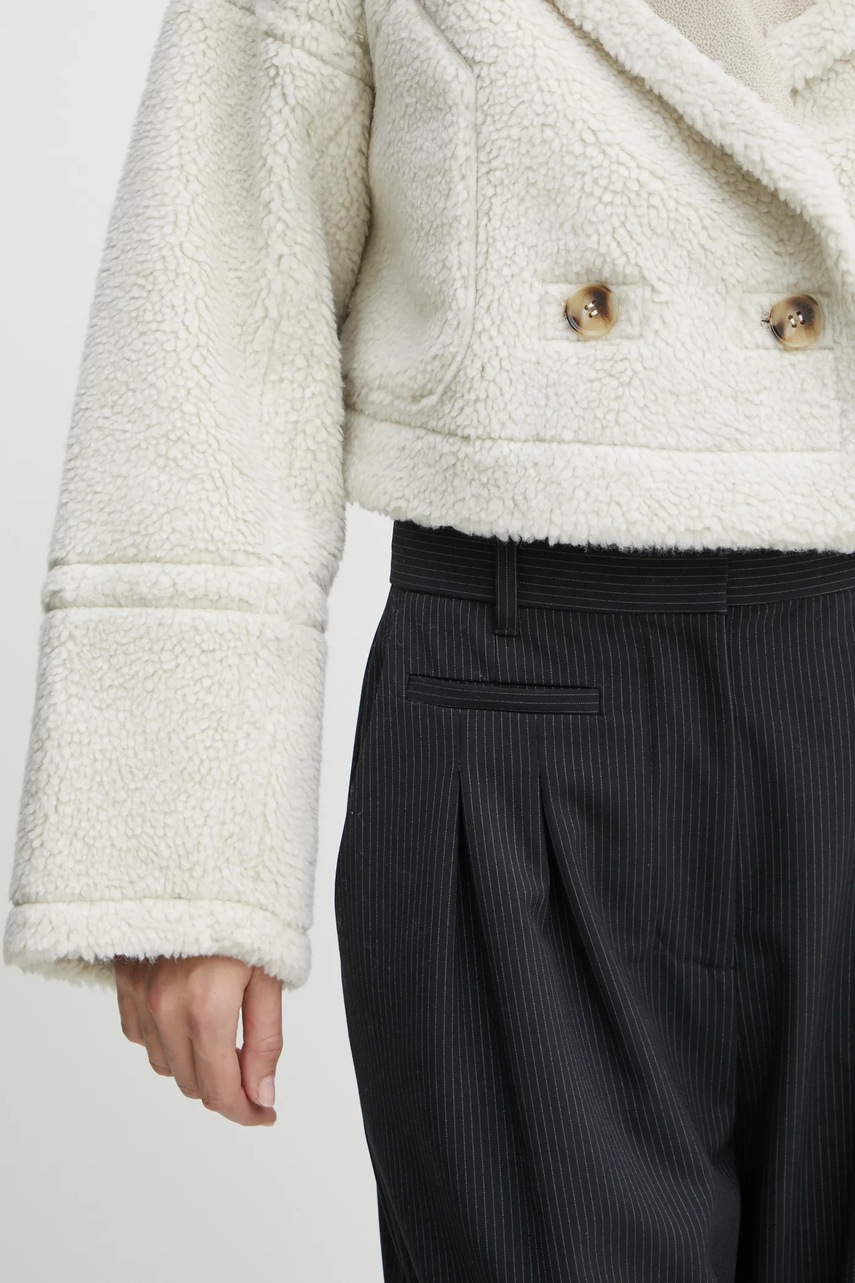 Αναστρέψιμο παλτό MUNTHE SAMBINO γυναικείο, χρώμα: μπεζ, 244150224401 φωτογραφία