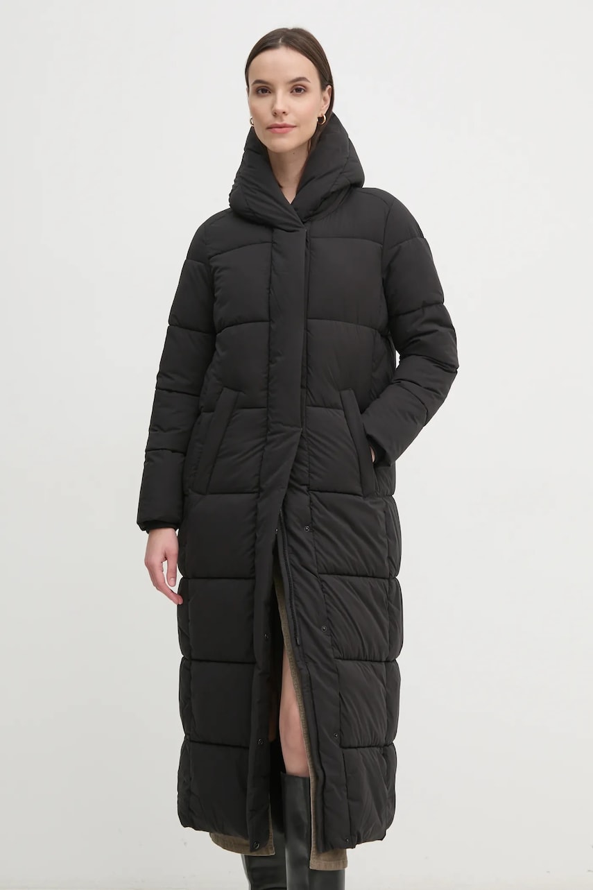 Sandro Ferrone geaca femei, culoarea negru, de iarna