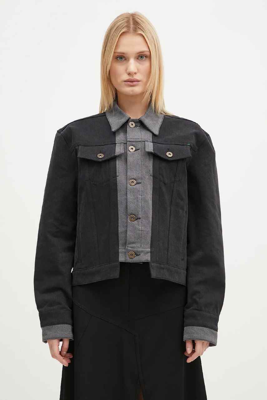 JW Anderson kurtka jeansowa Layered Denim Jacket