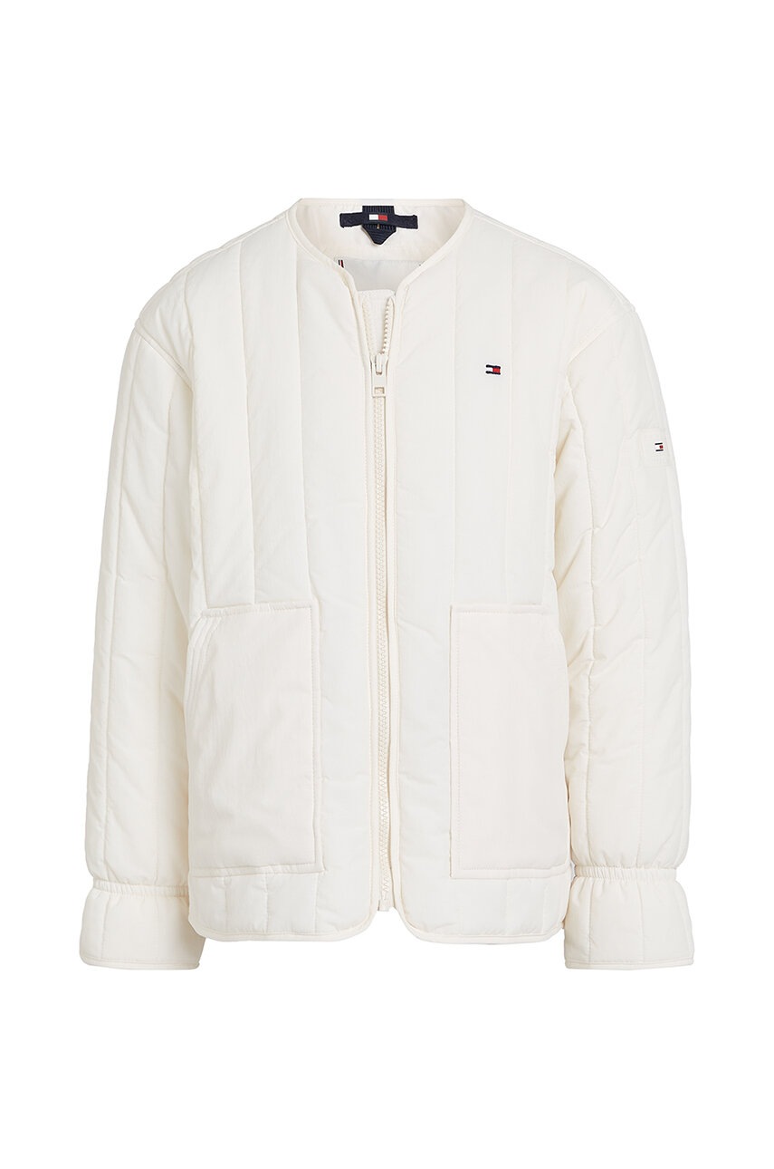 Детская куртка Tommy Hilfiger цвет бежевый KG0KG08051
