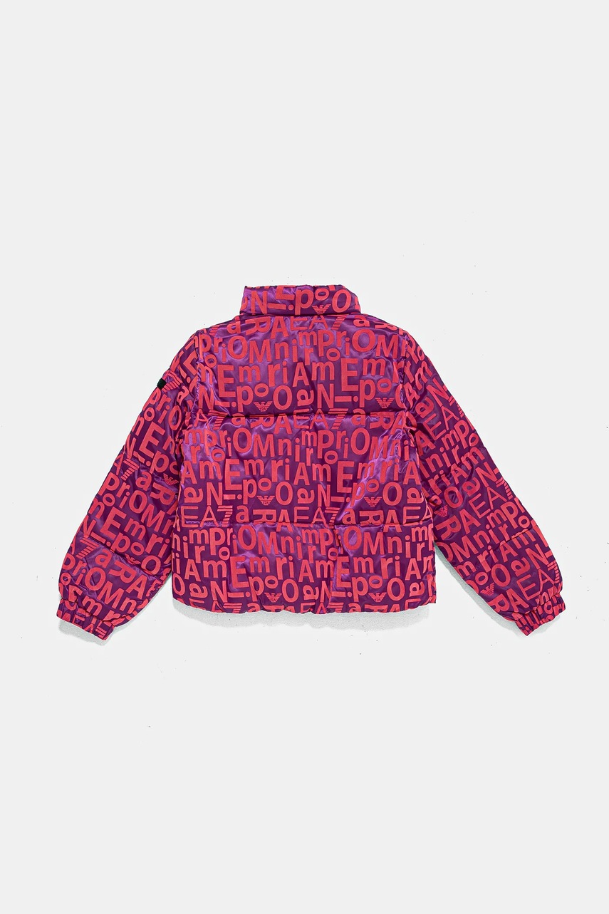 Детская куртка EA7 Emporio Armani цвет розовый 6DFB04 FN05Z