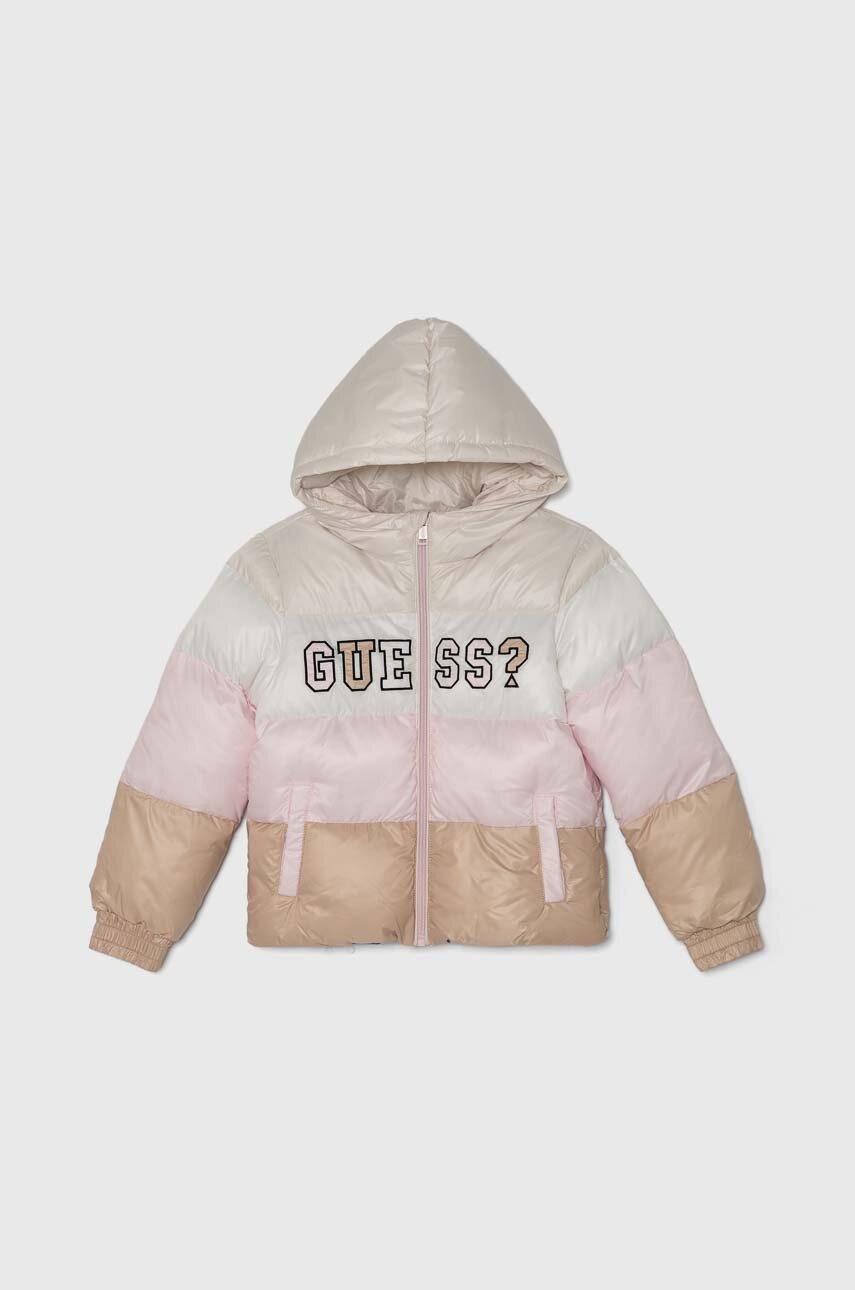 Дитяча куртка Guess колір бежевий J4YL04 WEGY0