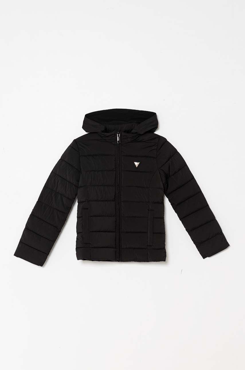 Levně Dětská bunda Guess černá barva, J4YL18 WF3X0