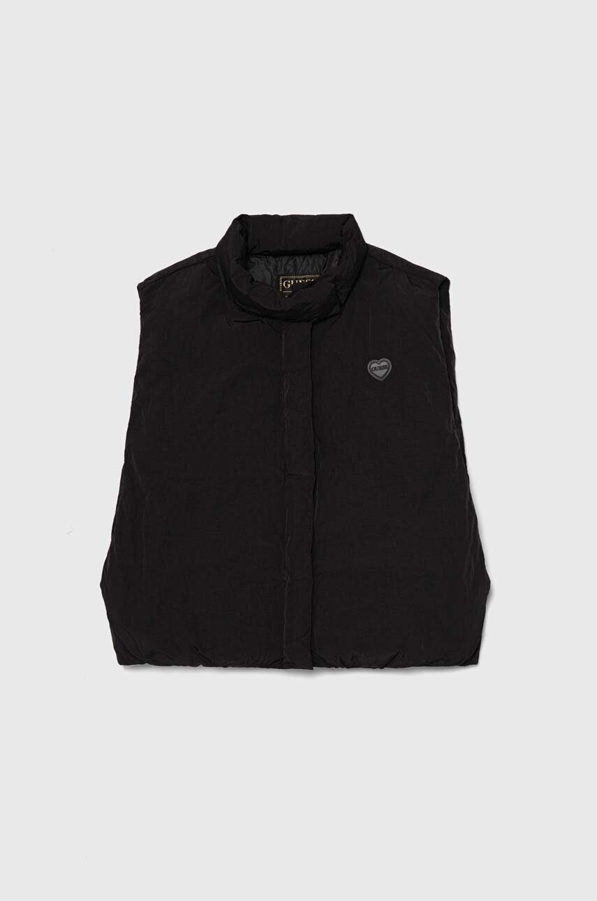Levně Dětská vesta Guess černá barva, J4YN02 WER50