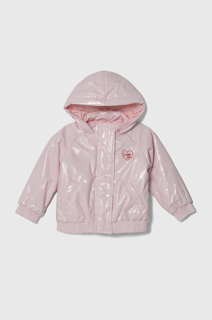 

Детско яке Guess в розово K4YL04 WF730, Розов