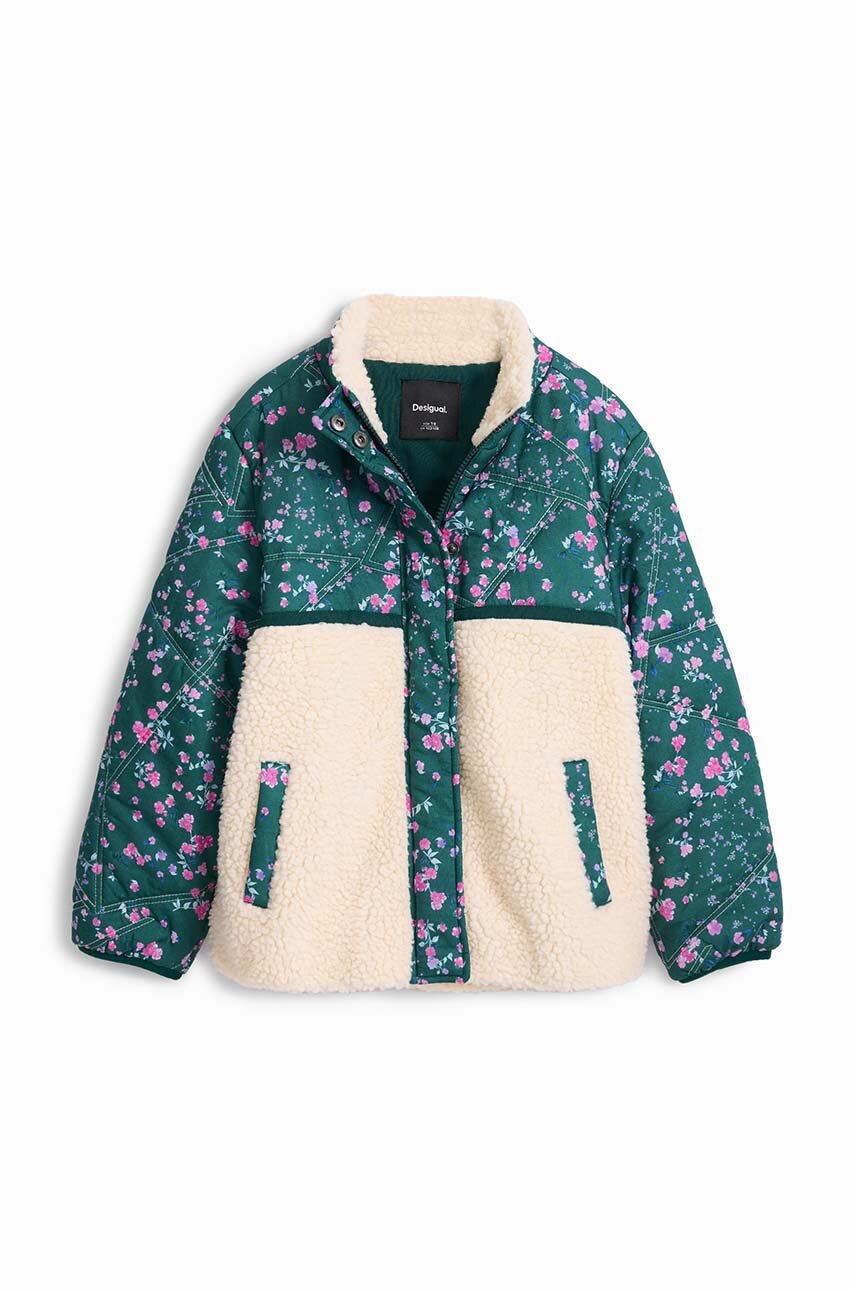 Детская куртка Desigual цвет зелёный 24WGEW08