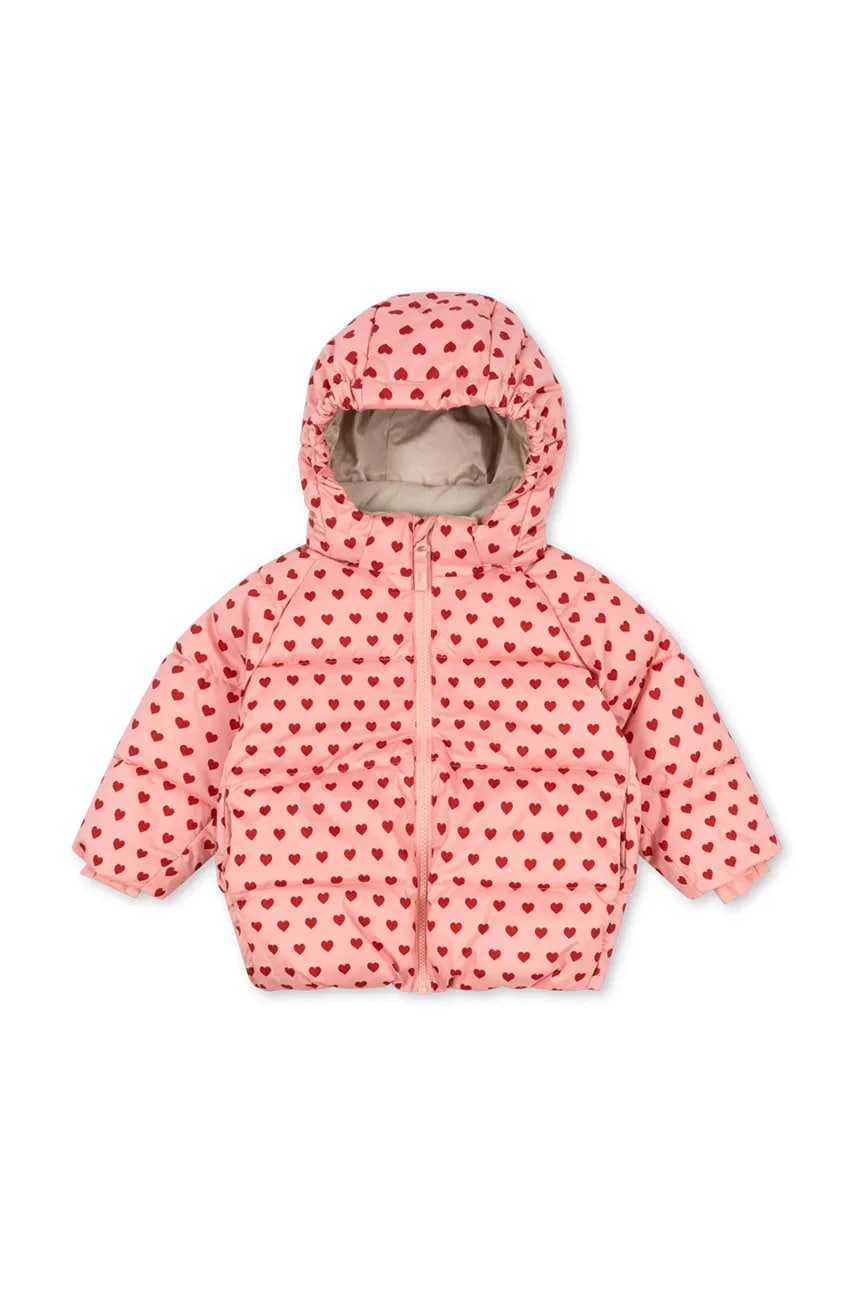 Konges Sløjd geaca copii NUKA JACKET GRS culoarea roz, KS101204 Konges Sløjd geaca copii NUKA JACKET GRS culoarea roz, KS101204