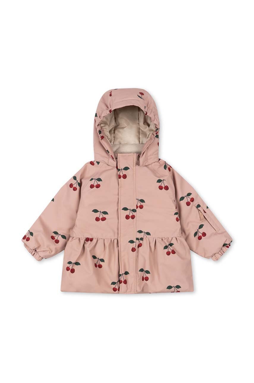 Дитяча куртка Konges Sløjd MISMOU FRILL JACKET колір помаранчевий KS101268