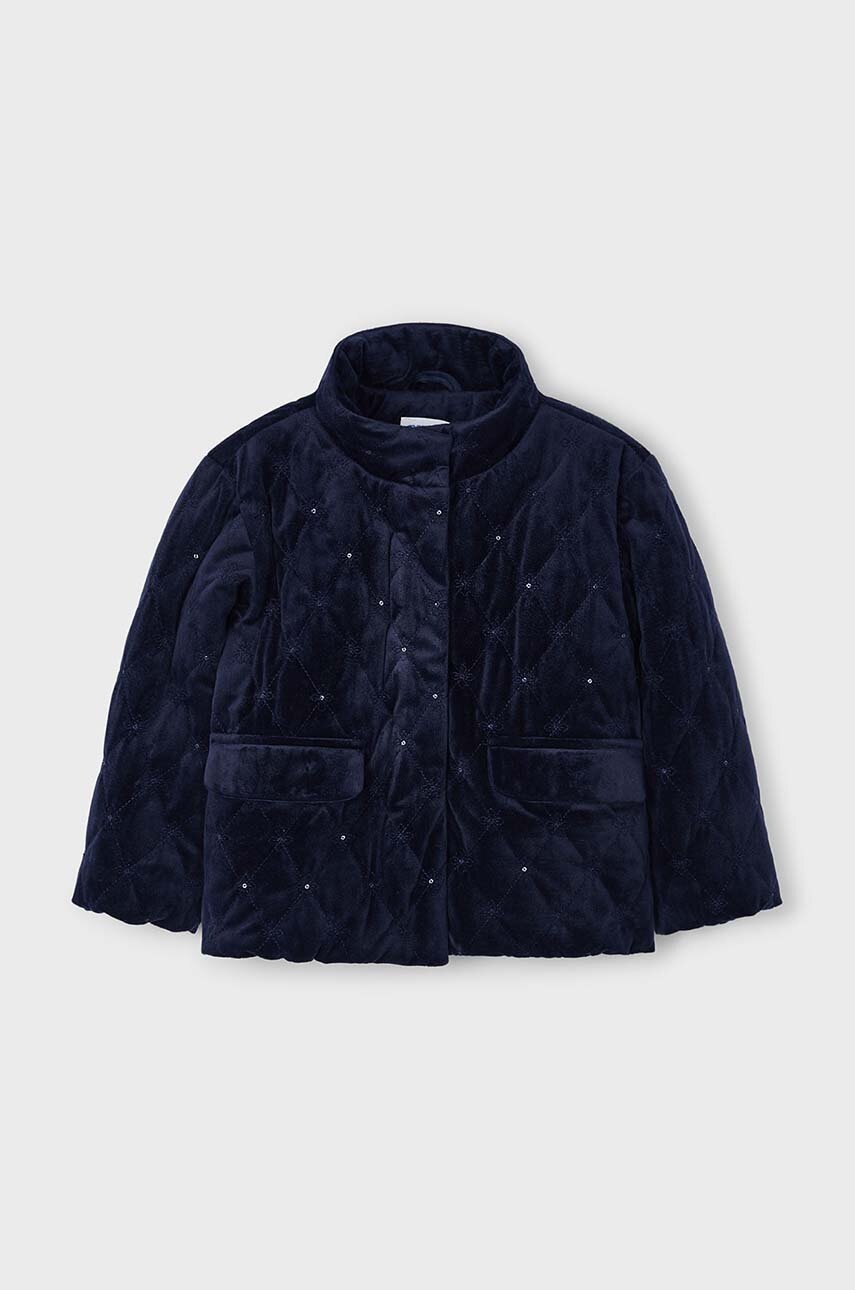 Дитяча куртка Mayoral колір синій 4488