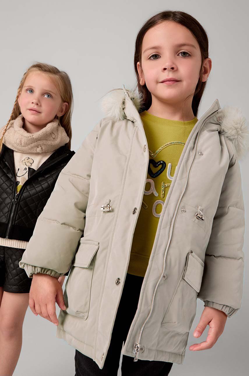 Mayoral parka pentru copii culoarea bej, 4493