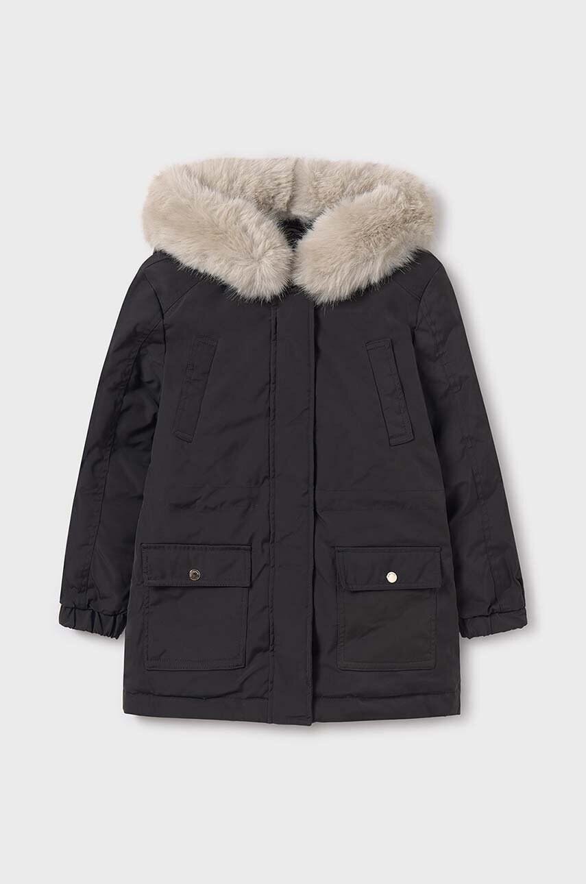 Mayoral parka pentru copii culoarea negru, 7480
