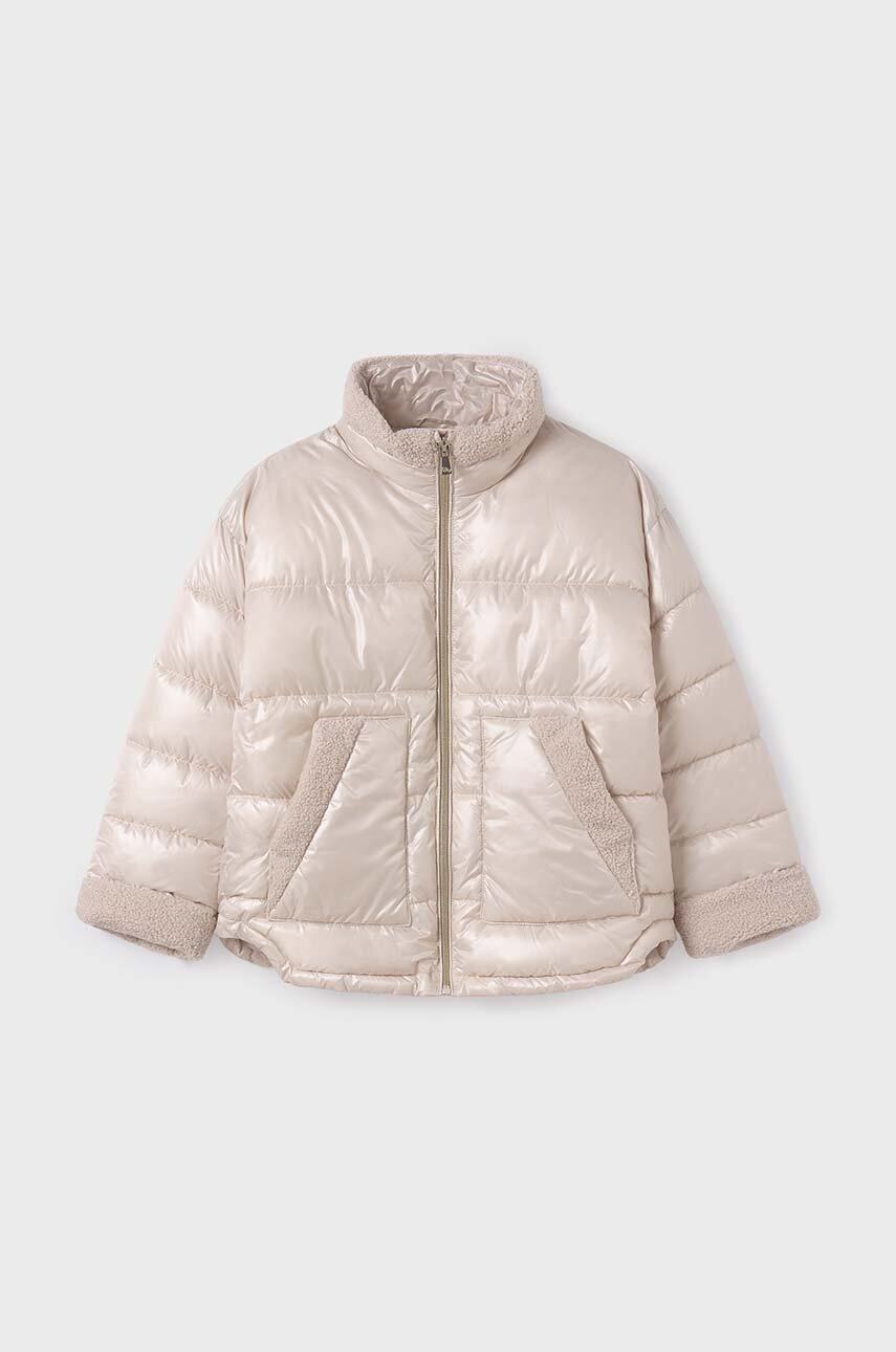Дитяча куртка Mayoral колір бежевий 7485
