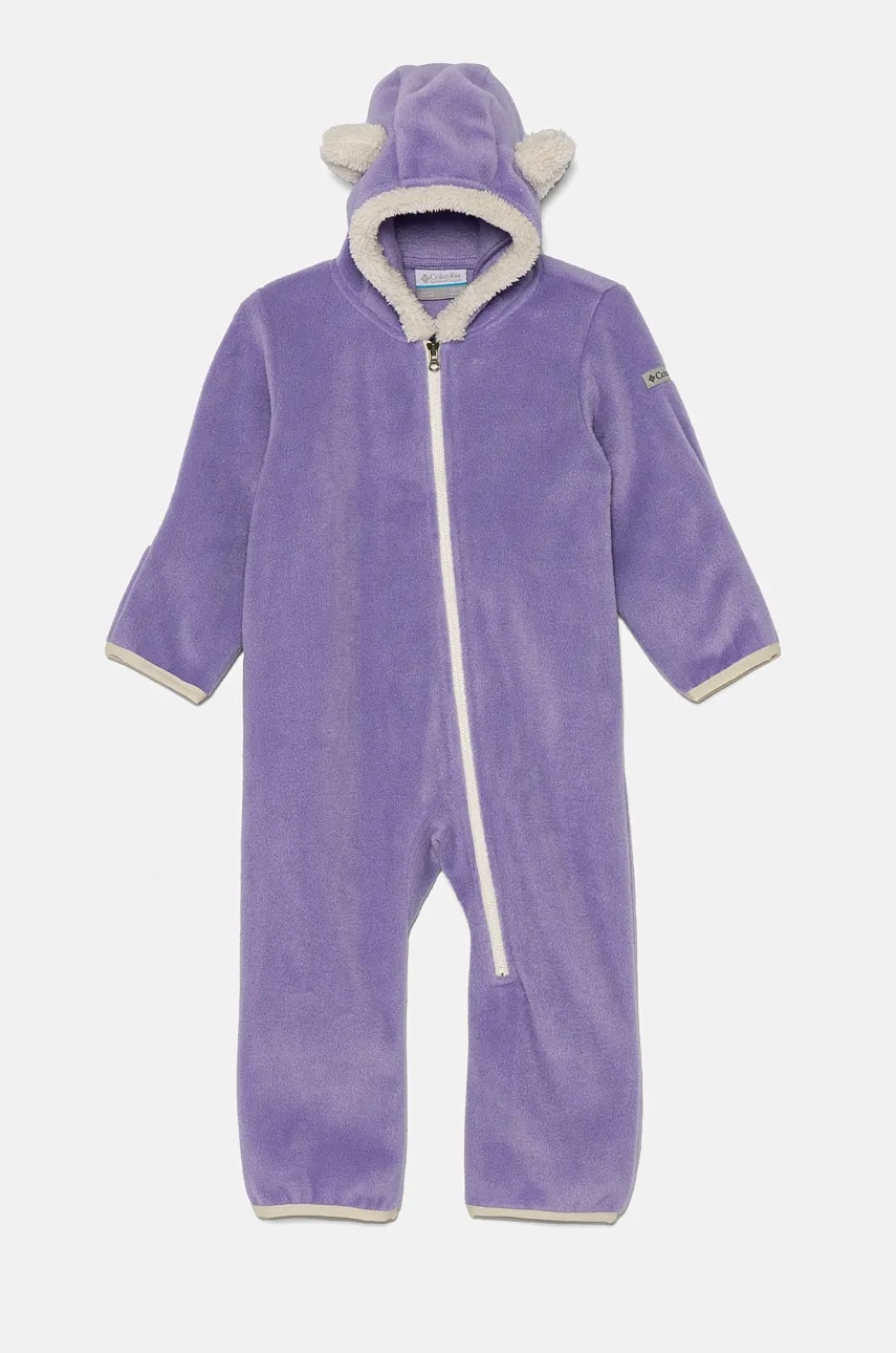 Columbia combinezon bebe Tiny Bear Bunting culoarea violet, 1523741