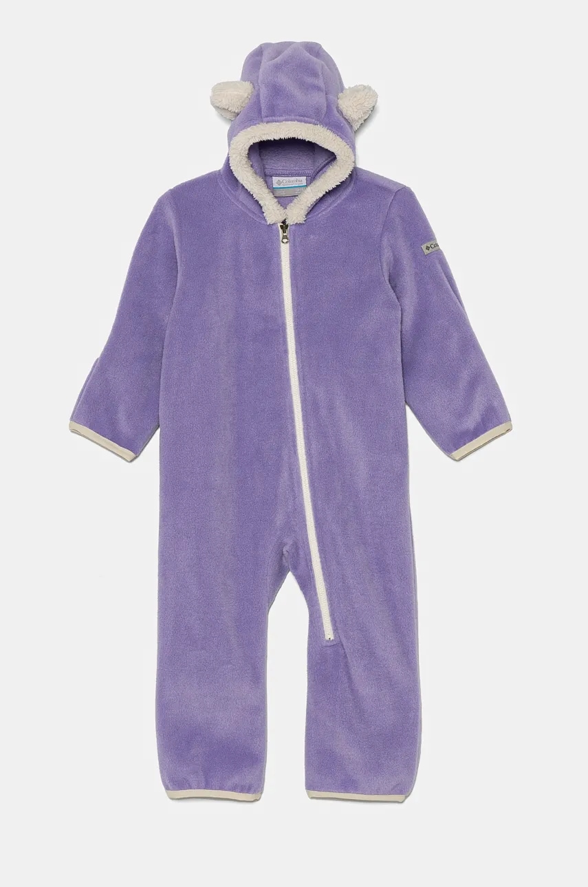 Columbia combinezon bebe Tiny Bear Bunting culoarea violet, 1523741