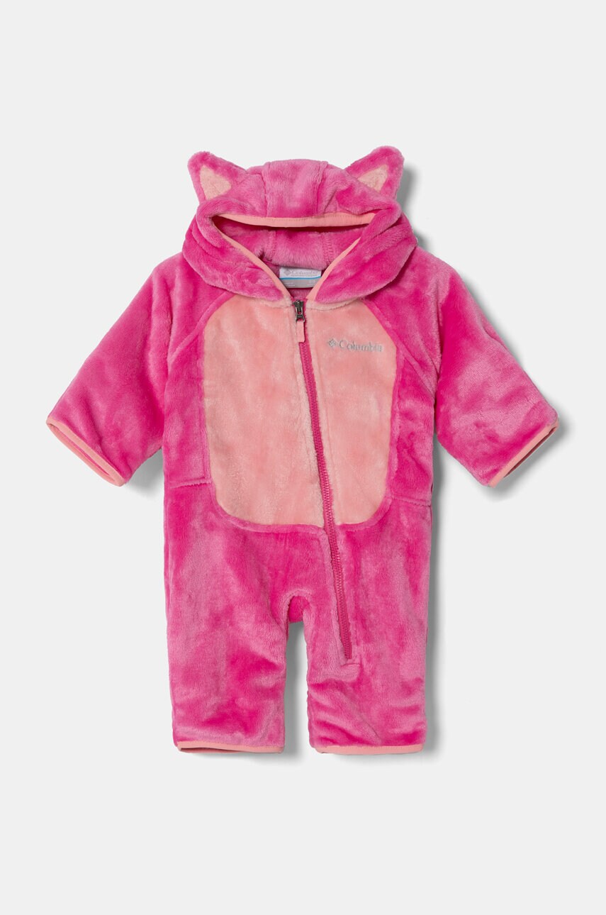 Columbia combinezon bebe Foxy Baby  Sherpa Bunting culoarea roz, 1863981