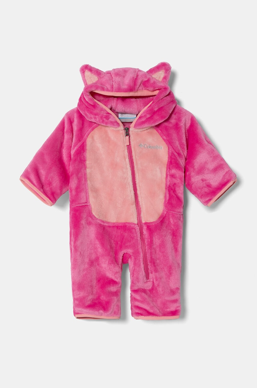 Columbia combinezon bebe Foxy Baby  Sherpa Bunting culoarea roz, 1863981
