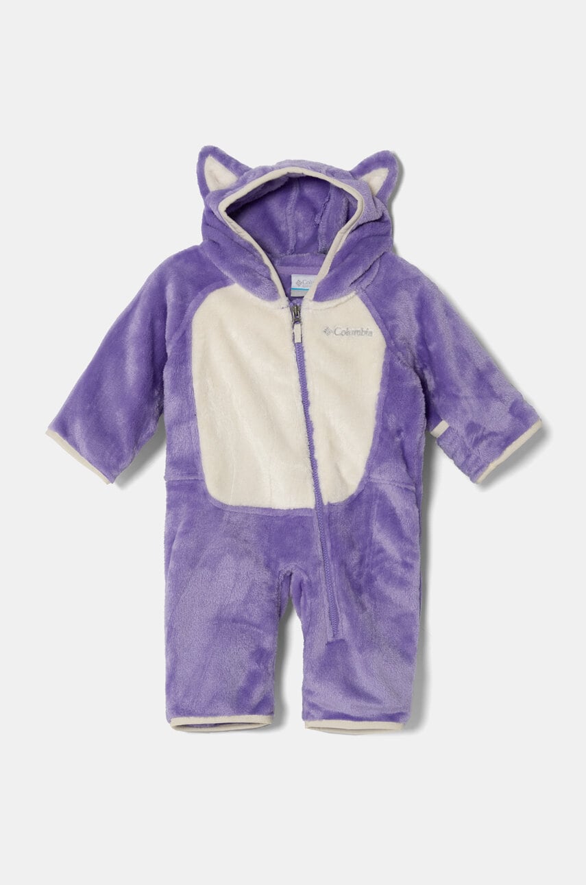 Columbia combinezon bebe Foxy Baby  Sherpa Bunting culoarea violet, 1863981