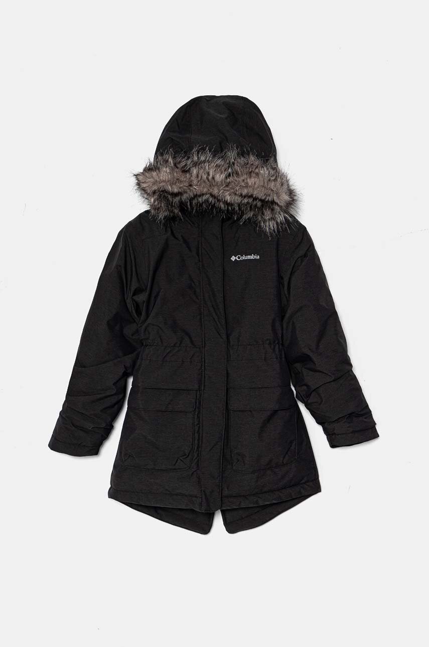 Columbia parka pentru copii culoarea negru, 2090241