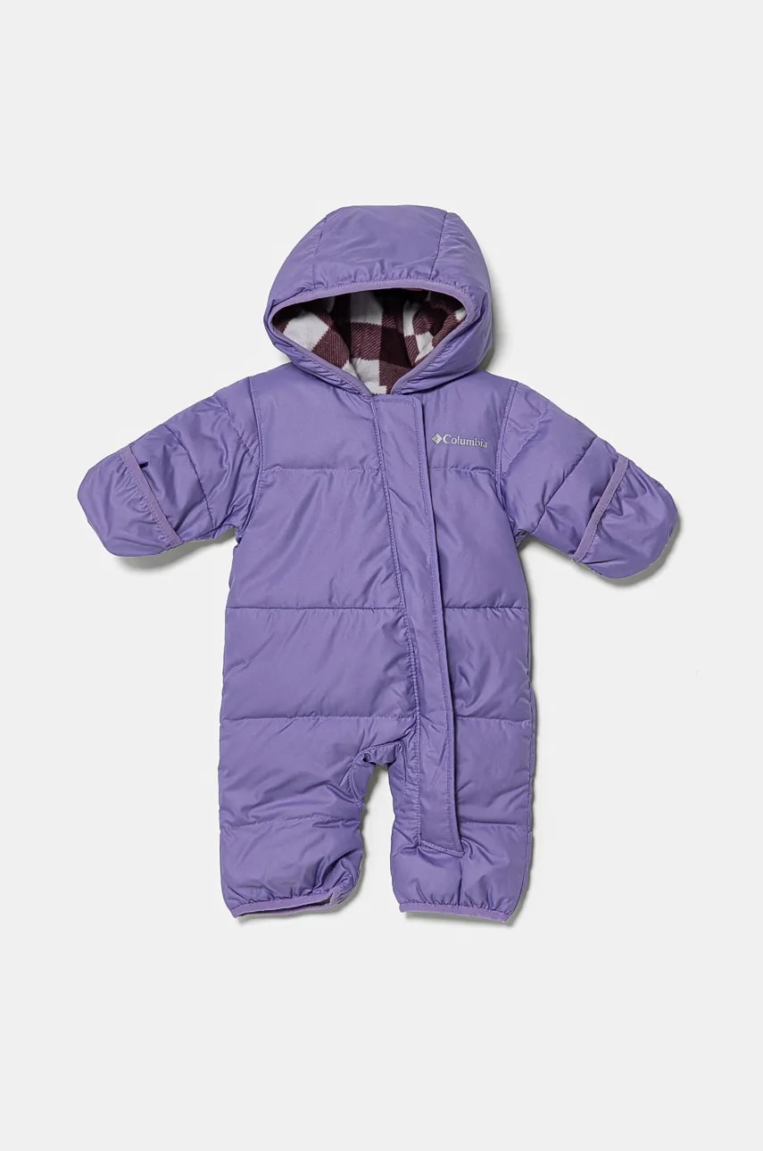 Columbia salopeta din puf pentru bebelusi Snuggly Bunny Bunting culoarea violet, 2088791 Columbia salopeta din puf pentru bebelusi Snuggly Bunny Bunting culoarea violet, 2088791