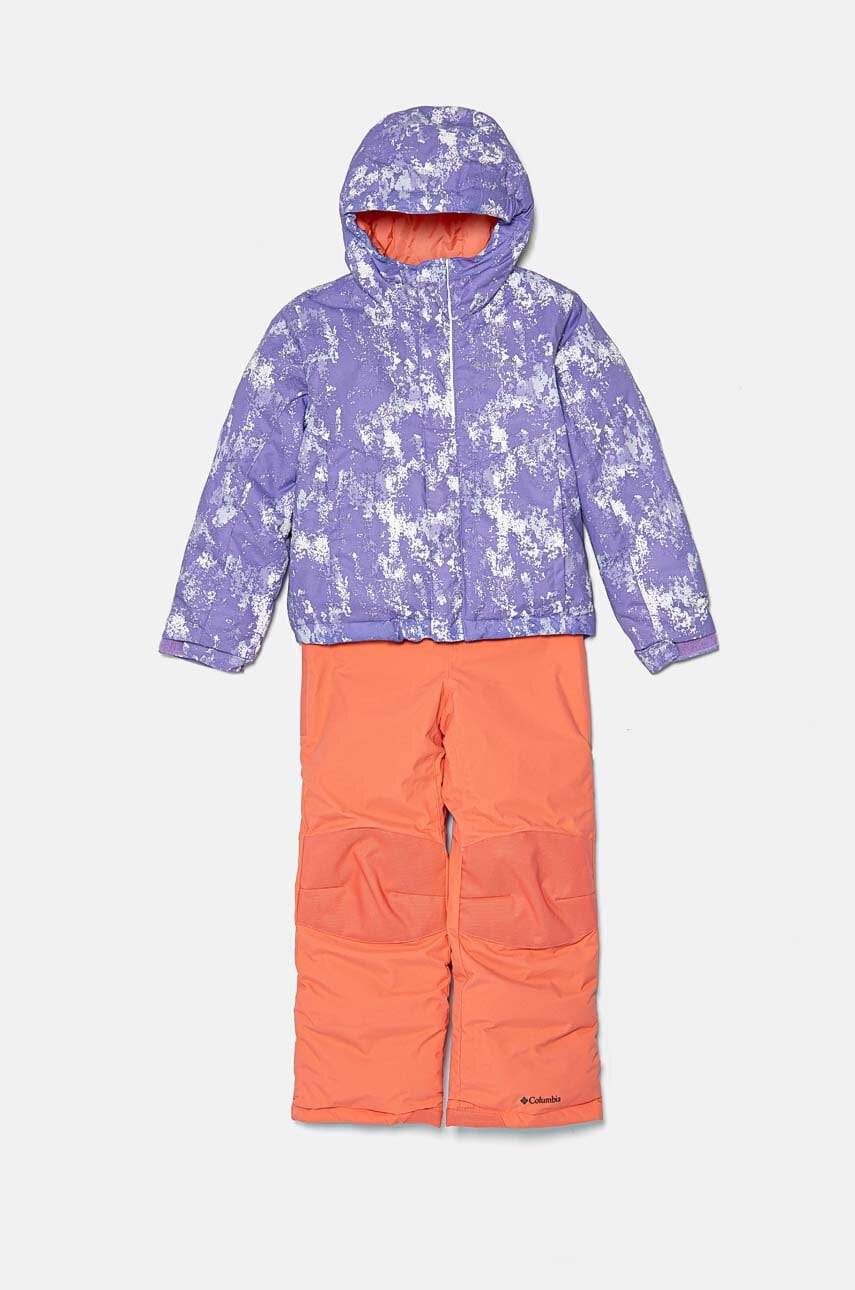 Columbia jacheta si salopeta pentru copii Buga Set culoarea portocaliu, 2088901