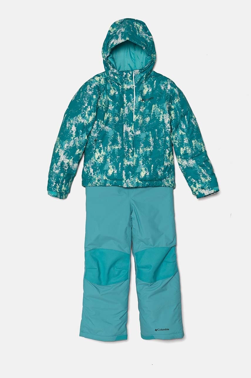 Columbia jacheta si salopeta pentru copii Buga Set culoarea turcoaz, 2088901 Columbia jacheta si salopeta pentru copii Buga Set culoarea turcoaz, 2088901