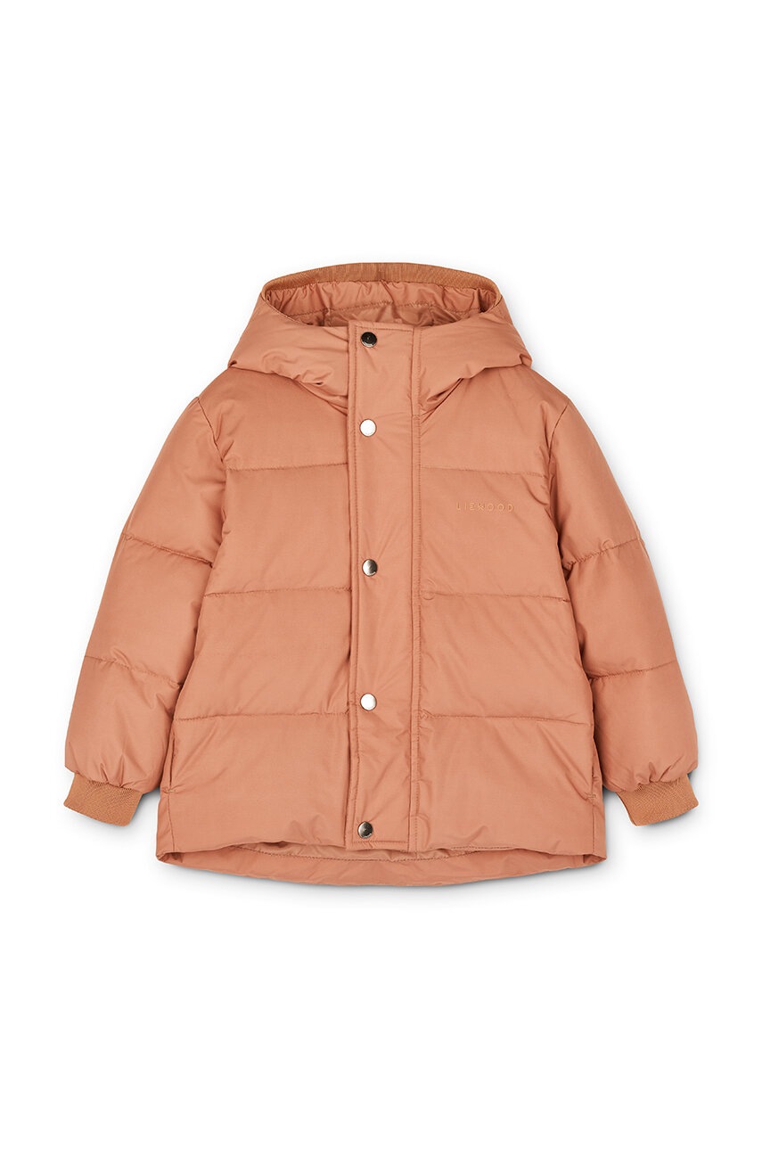 Детская пуховая куртка Liewood Palle Puffer Down Jacket цвет оранжевый LW14315