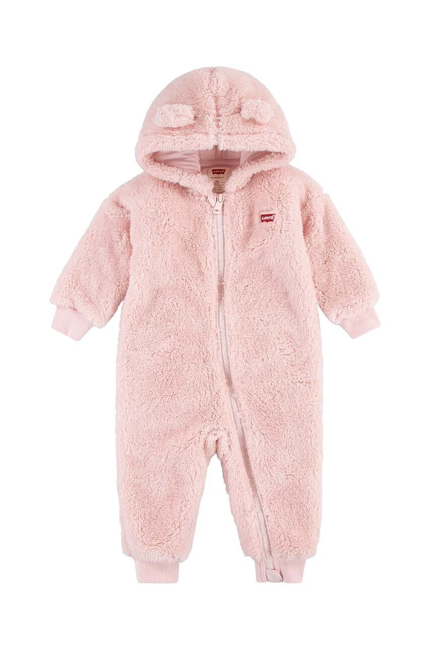 Levi's Overal pre bábätká Levi's BEAR SHERPA COVERALL