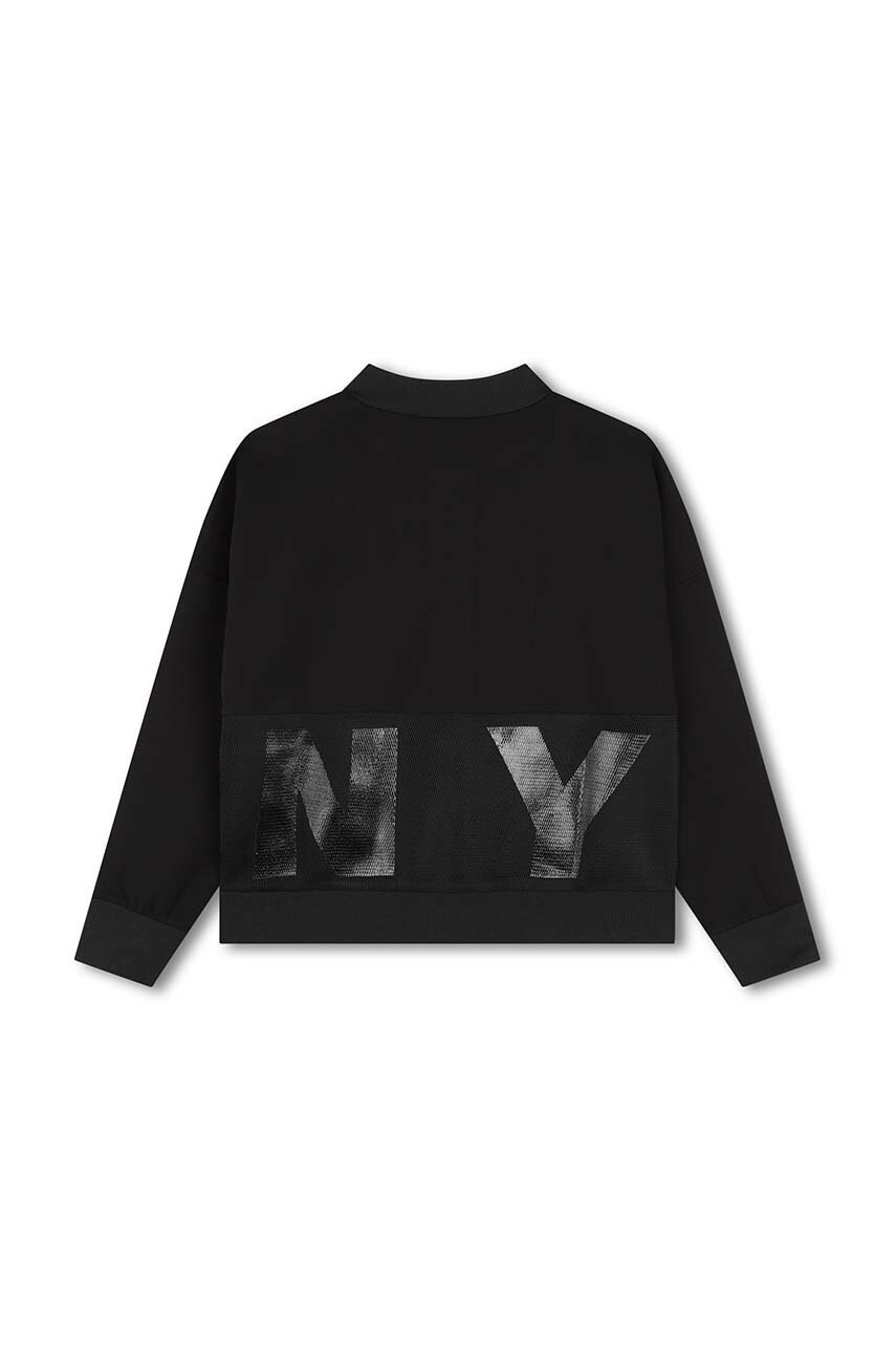 Детская куртка Dkny цвет чёрный D60243 Детская куртка Dkny цвет чёрный D60243