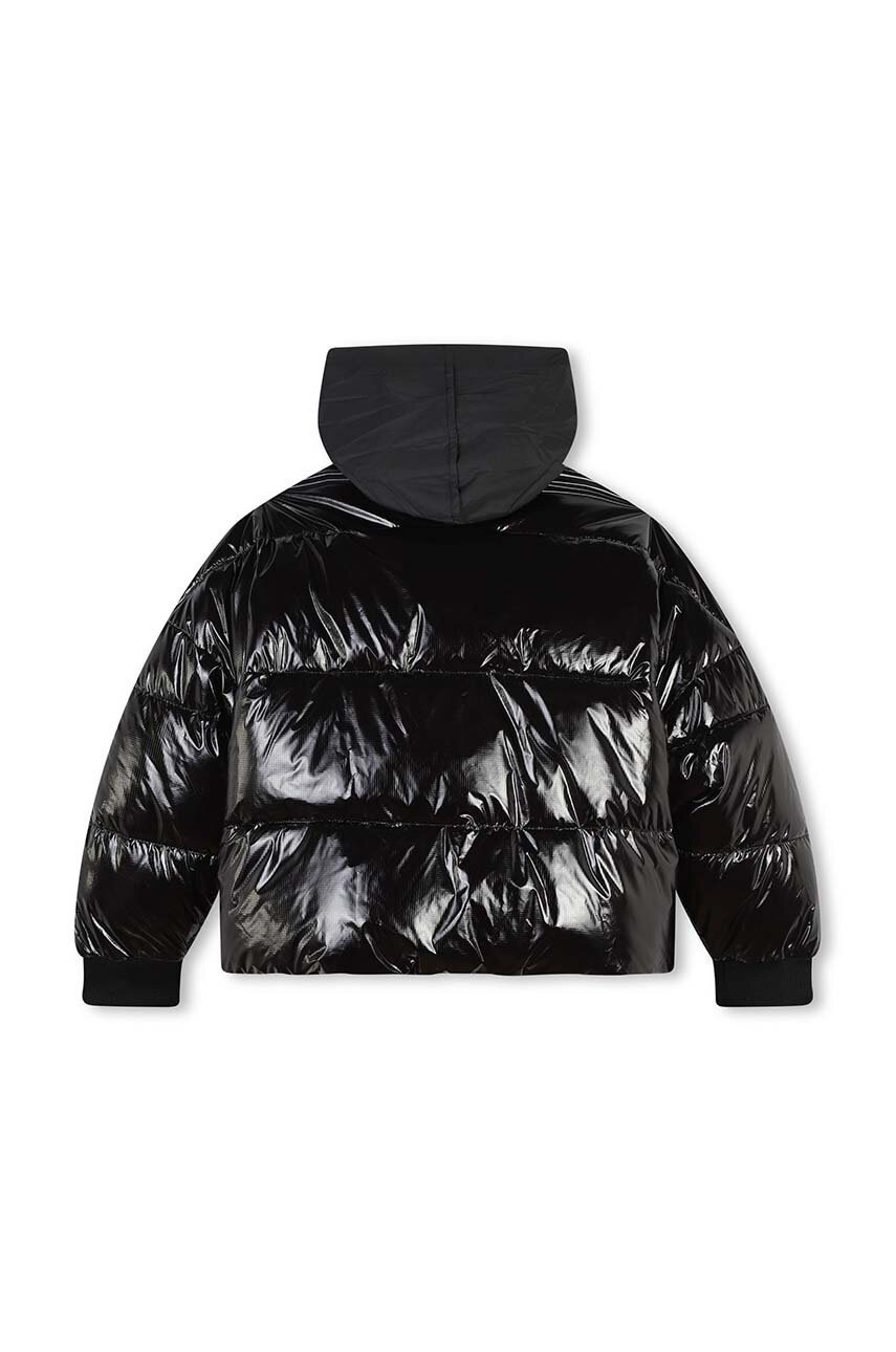 Дитяча двостороння куртка Dkny колір чорний D62076
