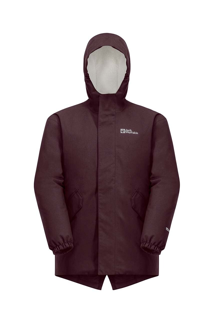 Jack Wolfskin gyerek parka bordó, 1609092 termék 2. képe