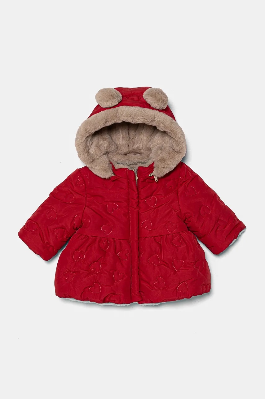 Mayoral Newborn geacă reversibilă pentru bebeluși culoarea rosu, 2454