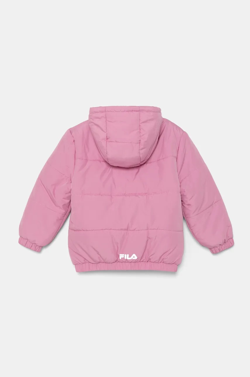 Дитяча куртка Fila LINNICH колір рожевий FAK0371