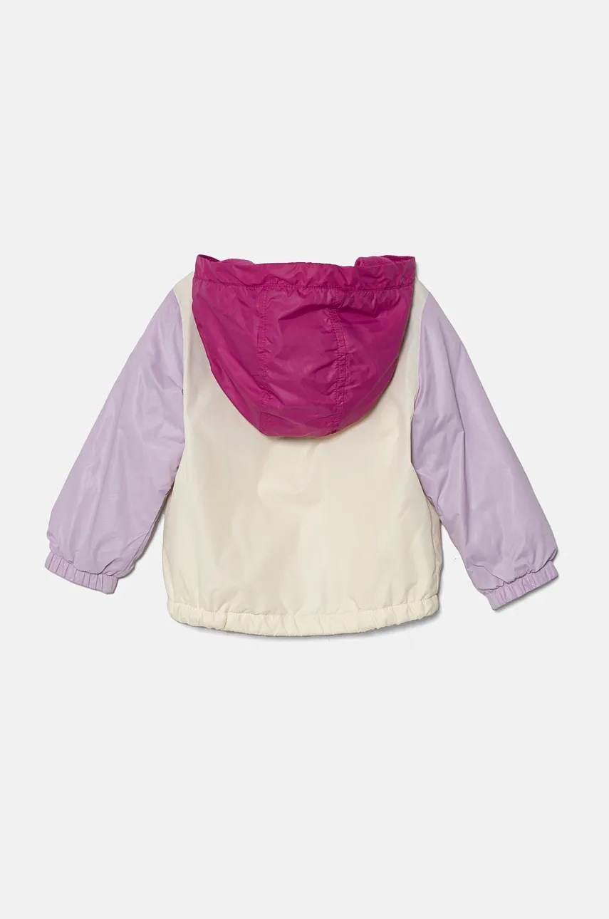 Дитяча куртка United Colors of Benetton колір бежевий 2NQRGN02Y
