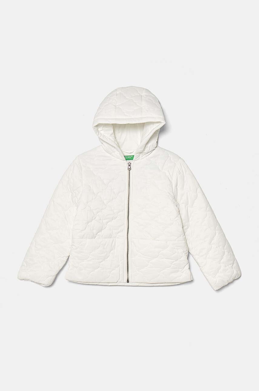 

Детско яке United Colors of Benetton в бяло 2MJACN04T, Бял