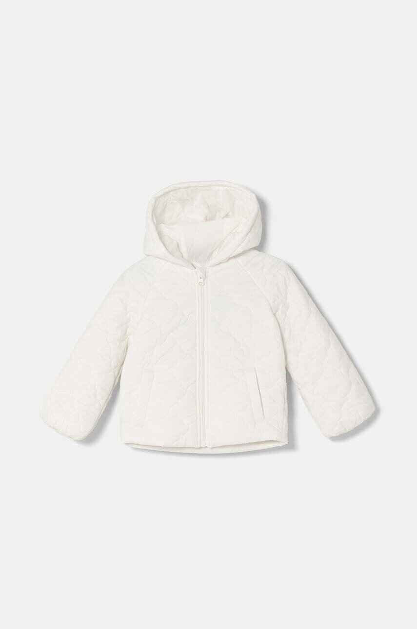 United Colors of Benetton geaca copii culoarea alb, 2MJAGN031