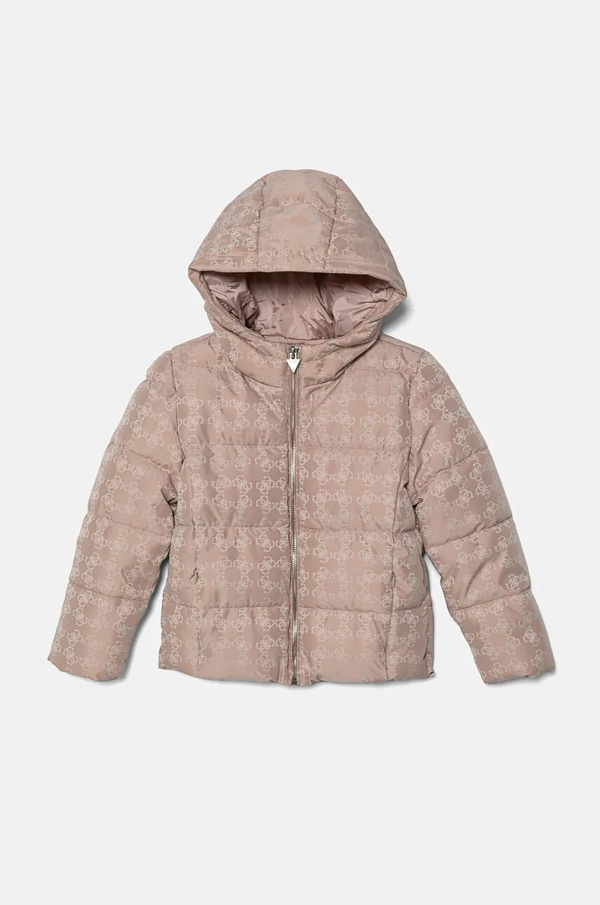 Levně Dětská bunda Guess růžová barva, J4BL24 WGLW2