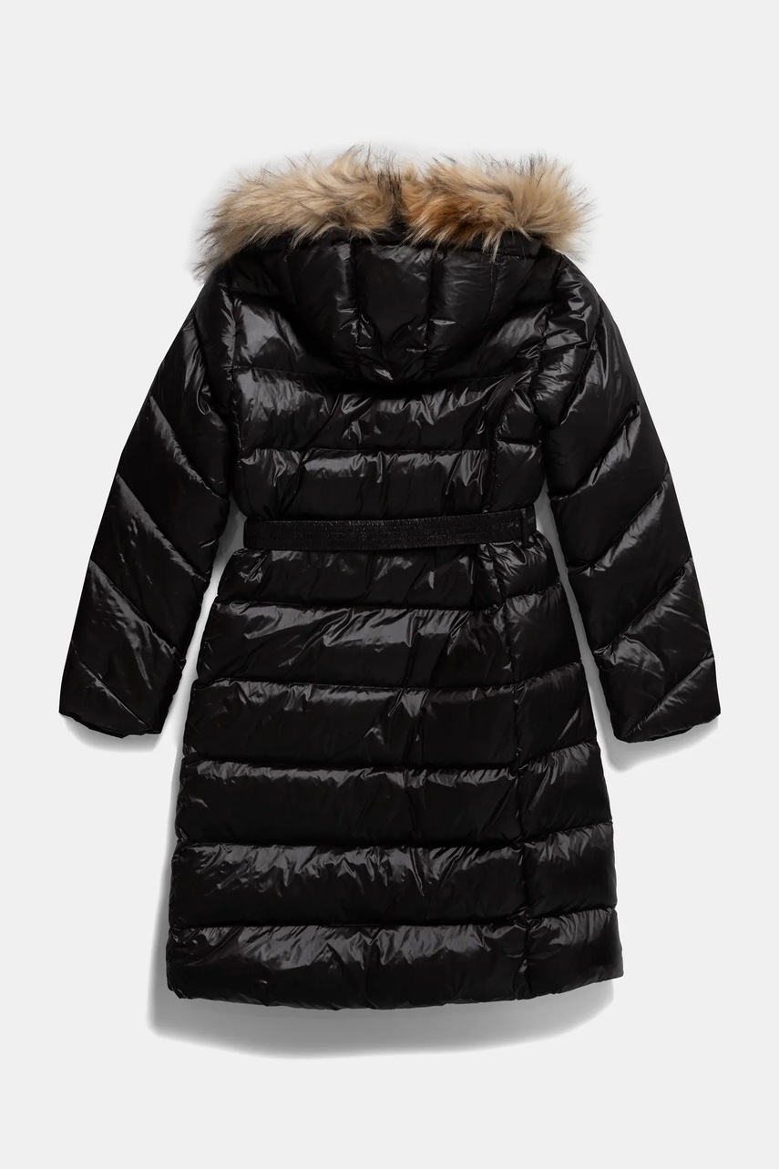 Дитяча пухова куртка Guess колір чорний J4BL18 WGL50