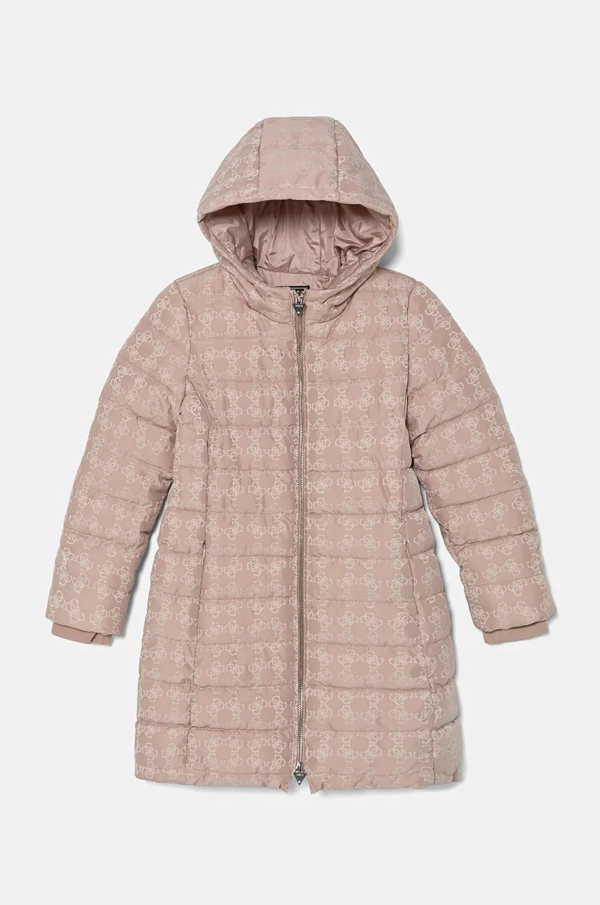 Levně Dětská bunda Guess růžová barva, J4BL25 WGLW2