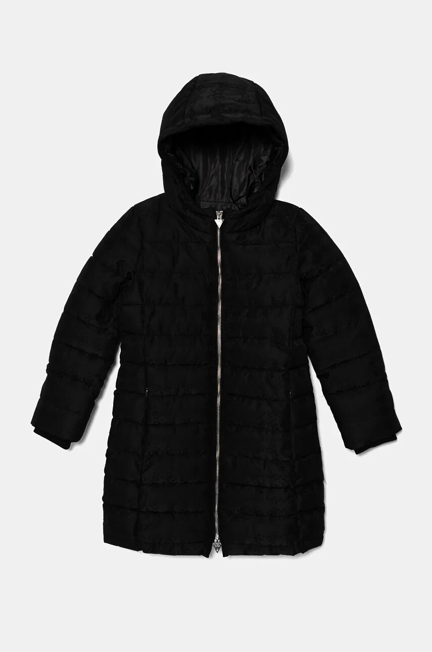Levně Dětská bunda Guess černá barva, J4BL25 WGLW2