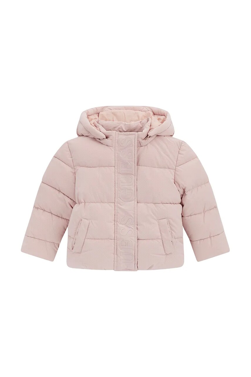 Levně Dětská bunda Guess růžová barva, K4BL01 WGIW0