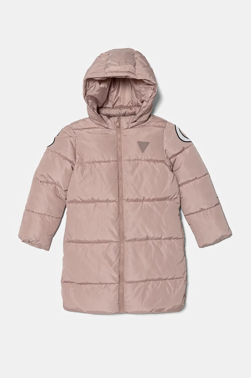 Levně Dětská bunda Guess růžová barva, K4BL11 WB240