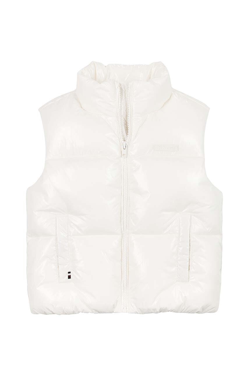Детская безрукавка Tommy Hilfiger цвет белый KG0KG08495 Детская безрукавка Tommy Hilfiger цвет белый KG0KG08495