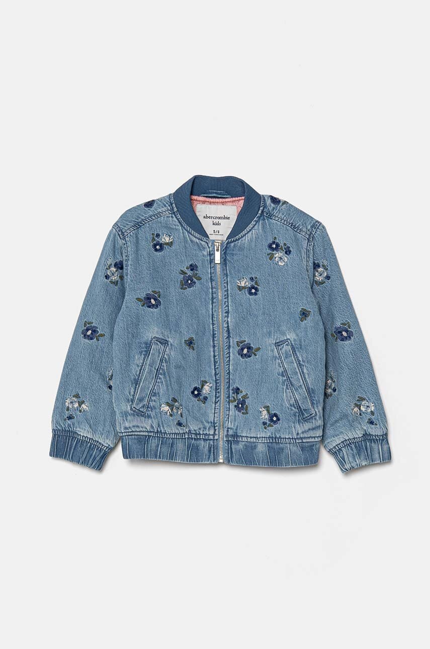 Abercrombie & Fitch geacă din denim pentru copii KI244-4015 Abercrombie & Fitch geacă din denim pentru copii KI244-4015